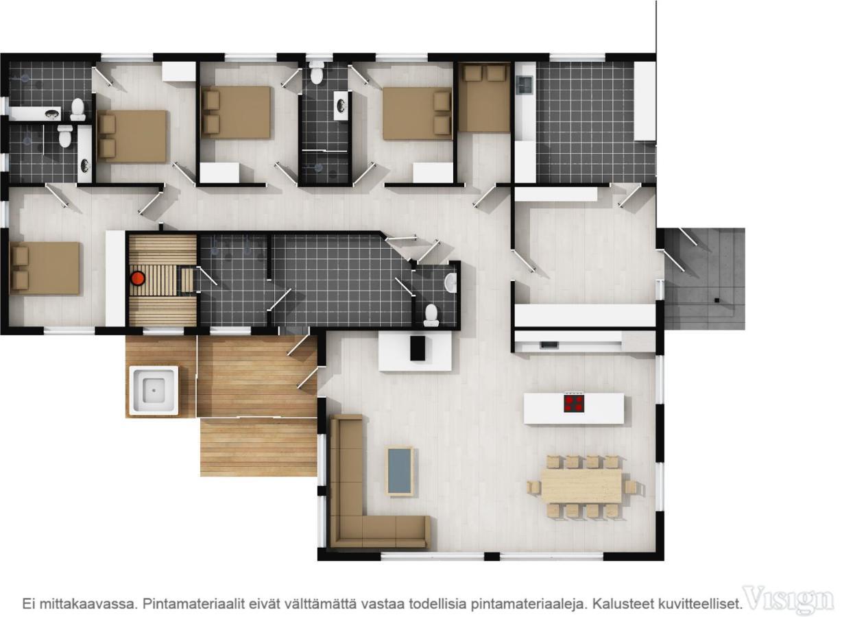 Levillas Kuppimaantie Villas Exteriér fotografie